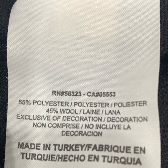 Nike Golf V-neck Pullover  Sweater Wool Blend Black XL - Picture 11 of 11